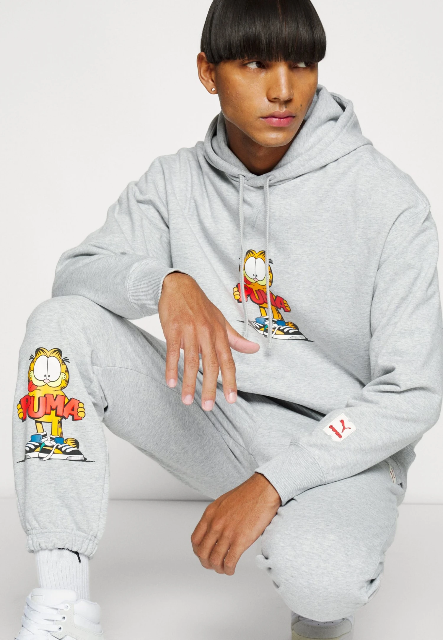 Puma Garfield - Jersey Con Capucha - Light Gray 7 Puma Garfield - Jersey Con Capucha - Light Gray - Imagen 7