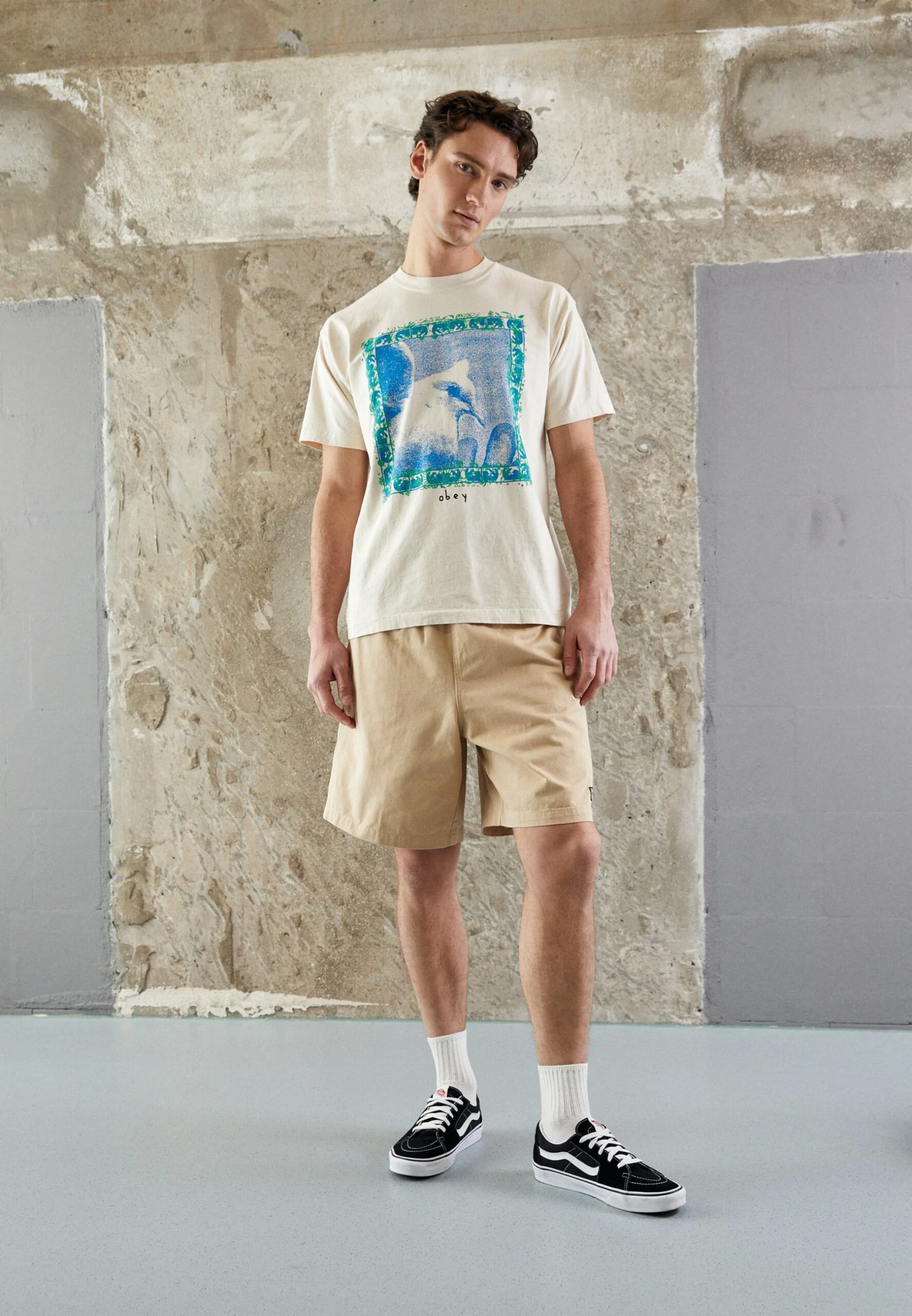 Obey Clothing Easy - Shorts - Irish Cream 2 Obey Clothing Easy - Shorts - Irish Cream - Imagen 2