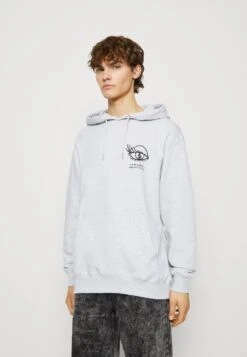 Makia Face Hooded Unisex - Jersey Con Capucha - Light Grey