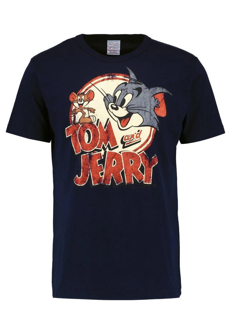 Logoshirt Tom And Jerry Logo - Camiseta Estampada - Dunkelblau 5 Logoshirt Tom And Jerry Logo - Camiseta Estampada - Dunkelblau - Imagen 5