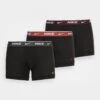 Trunk 3 Pack - Culotte - Black/Rust/Charcoal Heather/Burgundy