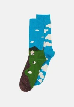 Happy Socks House Cloudy Unisex 2 Pack- Calcetines - Light Blue