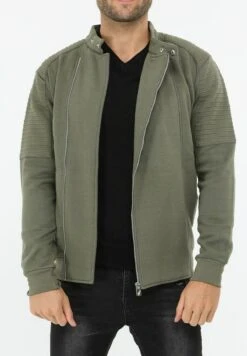 Sudadera Con Cremallera - Vert Kaki