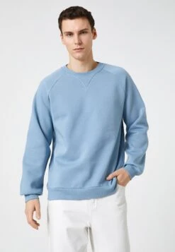 Koton Crew Neck Seam Detailed Raglan Sleeve - Sudadera - Blue -Jack & Jones Ventas e1f09335194e455a91b64b7576cd83d3