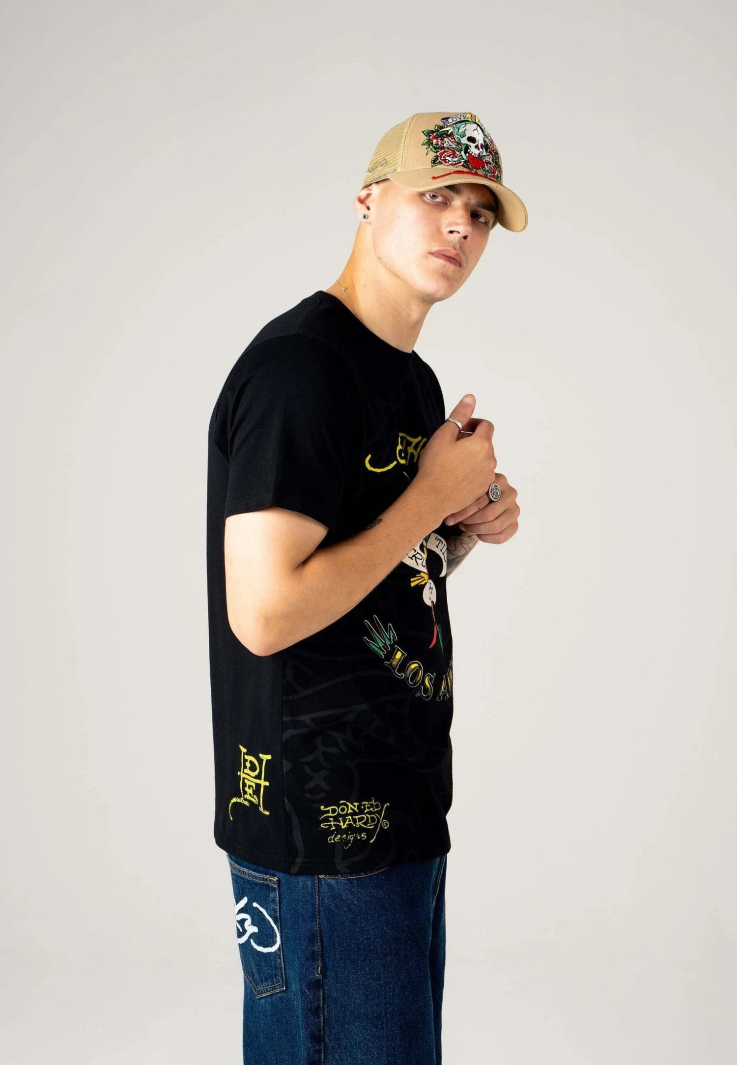 Ed Hardy True-Till-La - Camiseta Estampada - Black 4 Ed Hardy True-Till-La - Camiseta Estampada - Black - Imagen 4