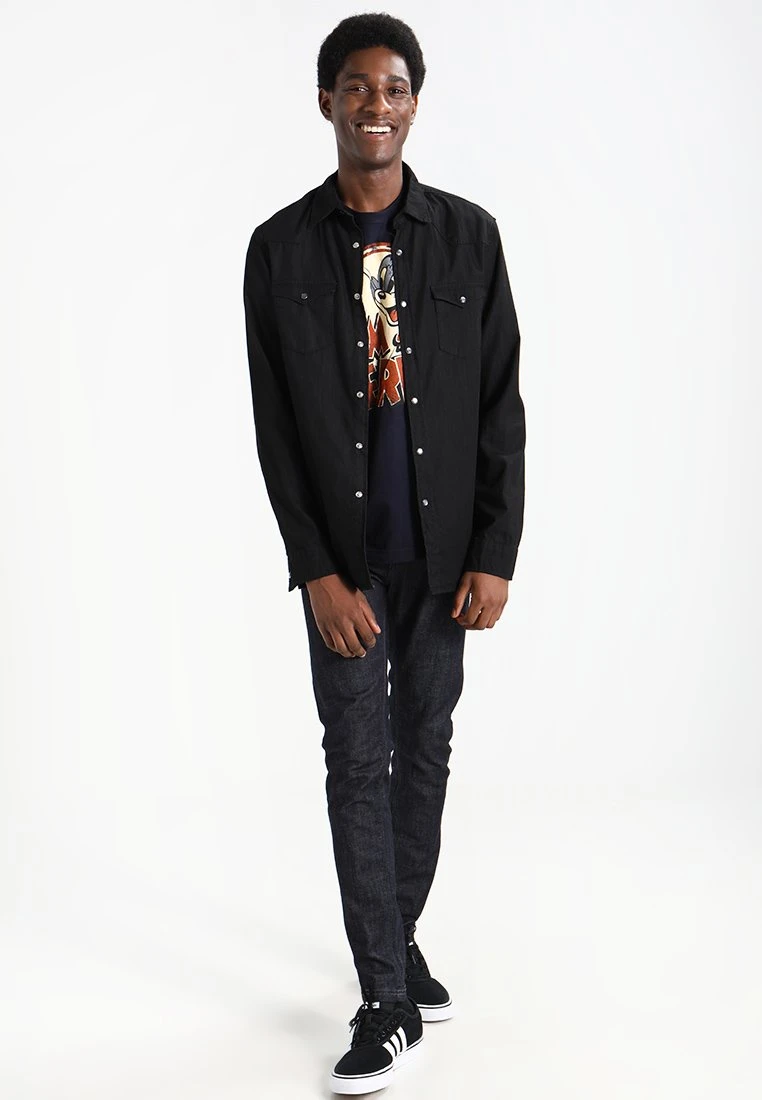 Logoshirt Tom And Jerry Logo - Camiseta Estampada - Dunkelblau 2 Logoshirt Tom And Jerry Logo - Camiseta Estampada - Dunkelblau - Imagen 2