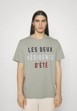 Les Deux Résidence - Camiseta Estampada - Light Grey