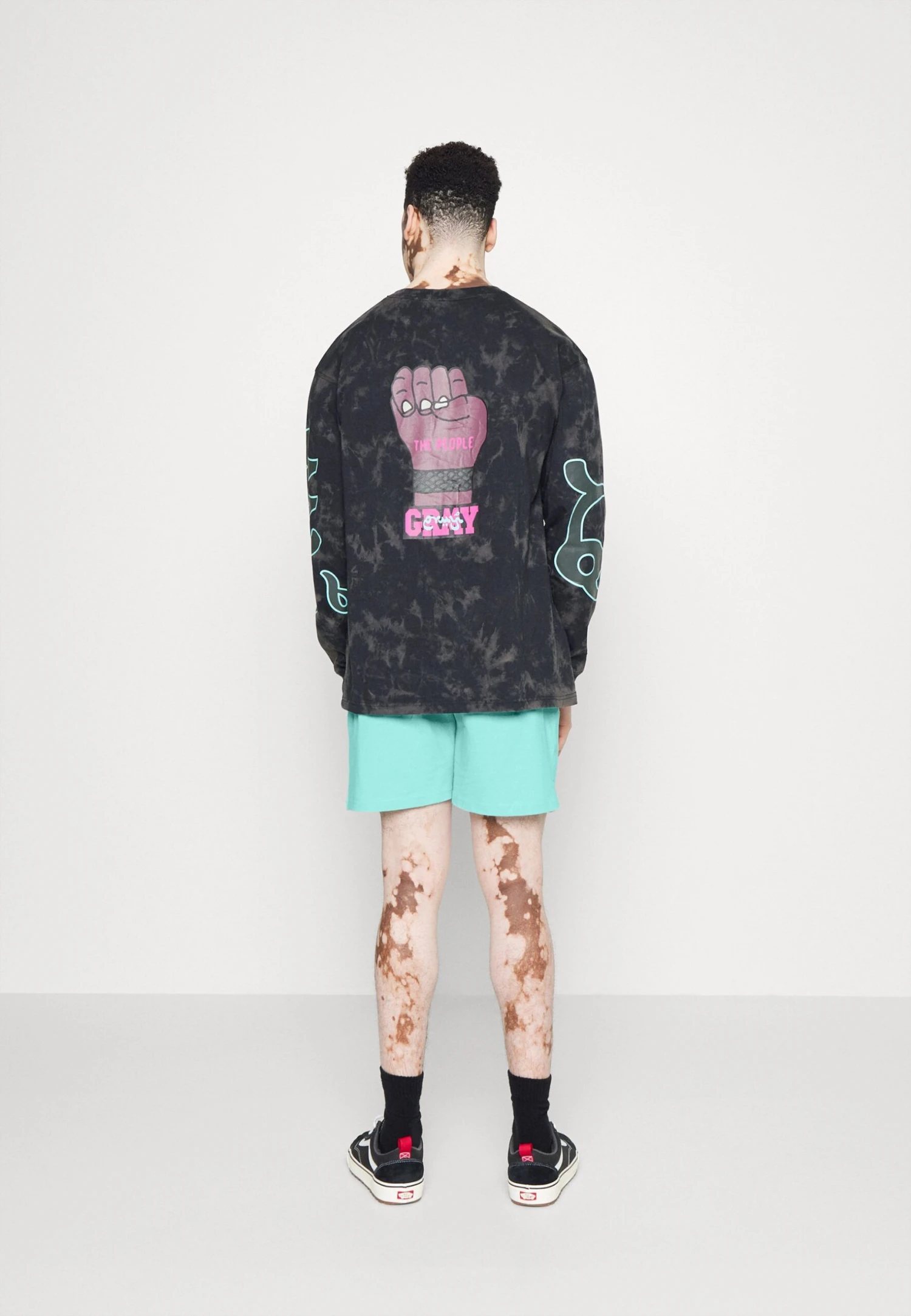 GRIMEY Day Dreamer Unisex- Shorts - Blue 3 GRIMEY Day Dreamer Unisex- Shorts - Blue - Imagen 3