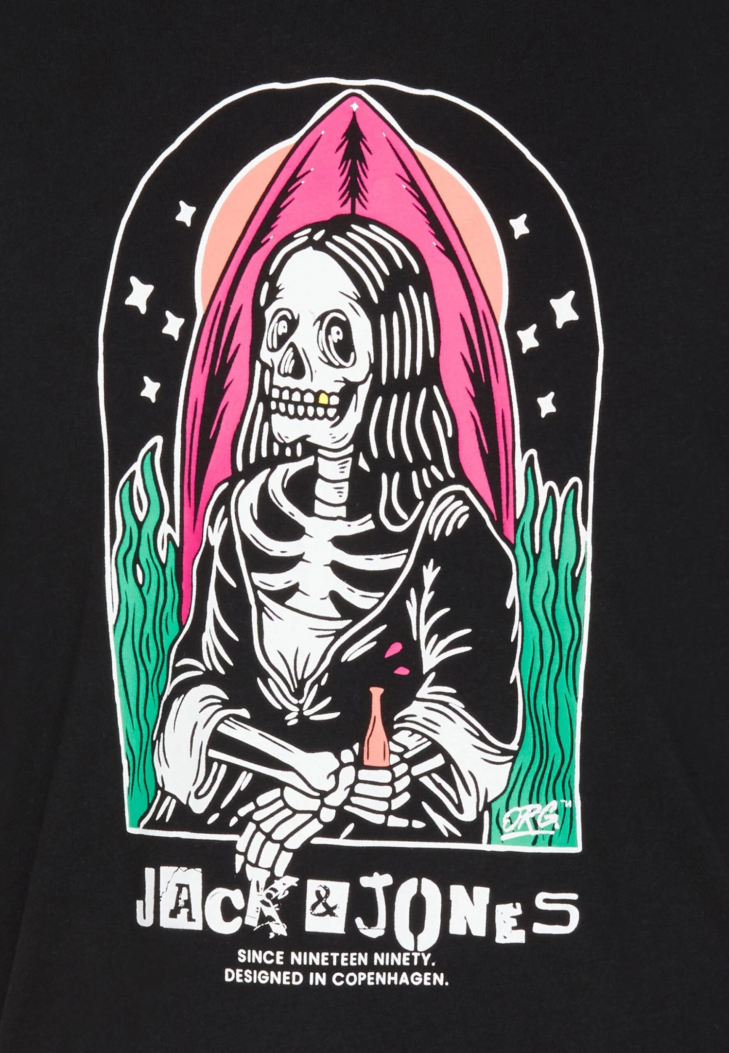 Jack & Jones Jorafterlife Tee Ss Crew Neck Sn - Camiseta Estampada - Black 5 Jack & Jones Jorafterlife Tee Ss Crew Neck Sn - Camiseta Estampada - Black - Imagen 5