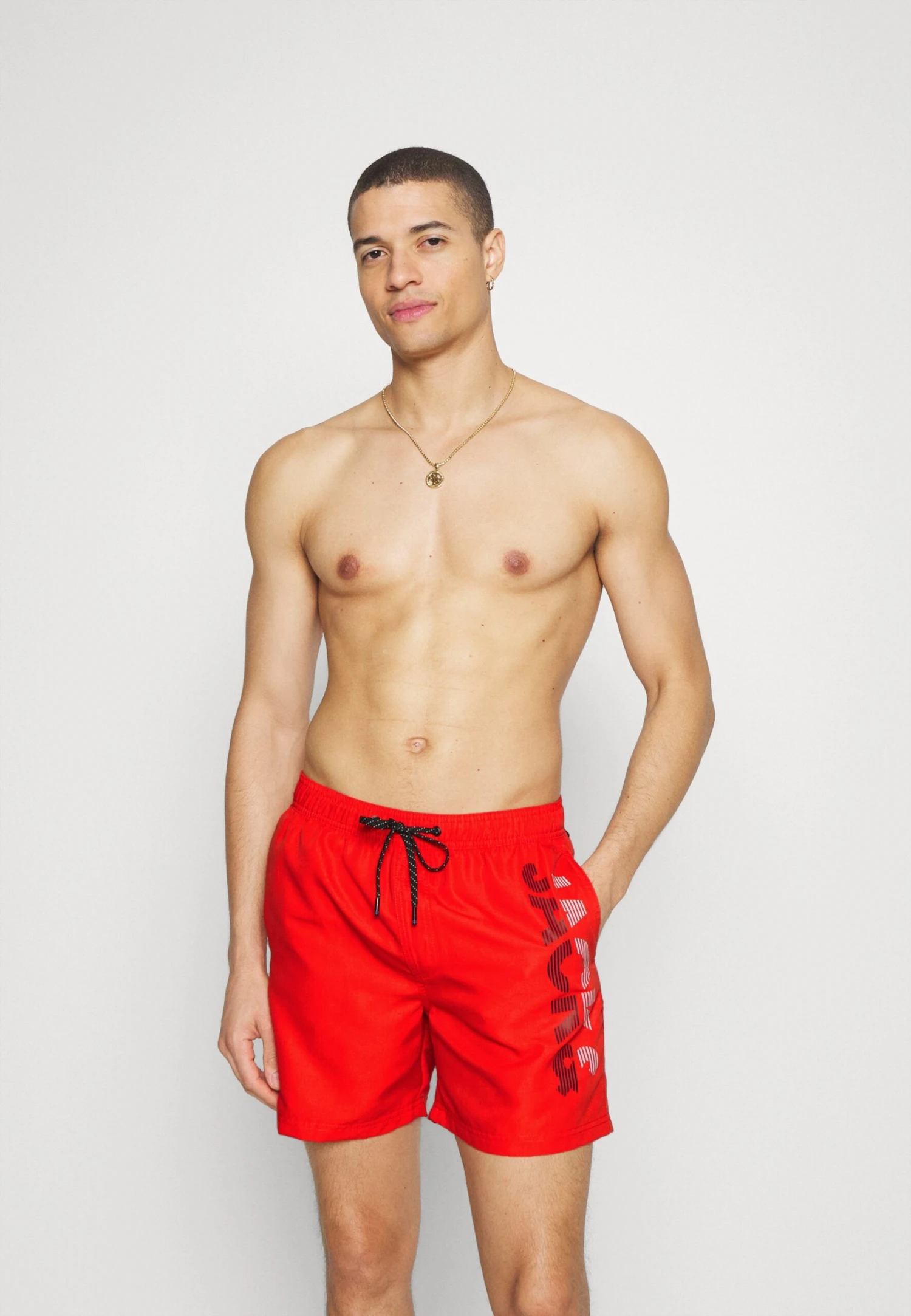 Jack & Jones Jjswim Splicelogo- Bañador - Chinese Red 2 Jack & Jones Jjswim Splicelogo- Bañador - Chinese Red - Imagen 2