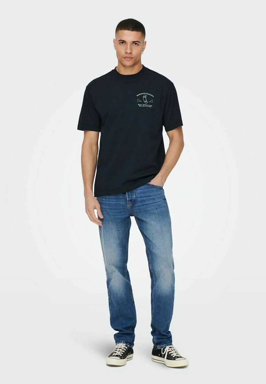 Only & Sons Camiseta Estampada - Dark Navy 2 Only & Sons Camiseta Estampada - Dark Navy - Imagen 2
